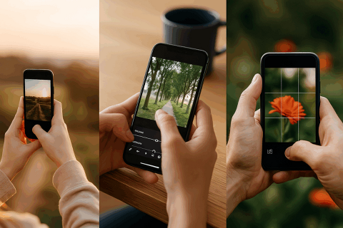 Sehen - Fotografieren - Bearbeiten -Smartphone-Workshop - Bild von/mit KI generiert 